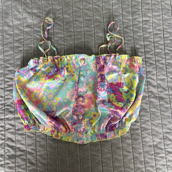 Parade Colorful Cropped Floral Women's Camisole - Picture 1 of 3